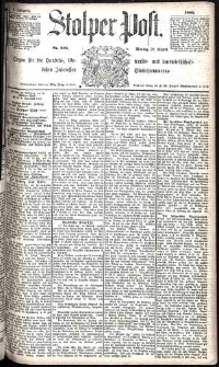 Stolper Post Nr. 226/1885