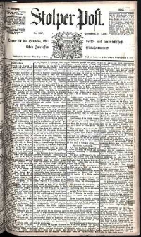 Stolper Post Nr. 237/1885