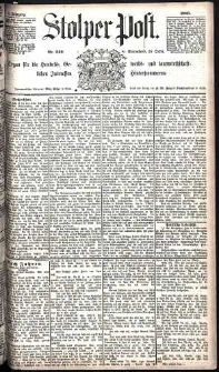 Stolper Post Nr. 249/1885