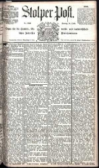 Stolper Post Nr. 250/1885