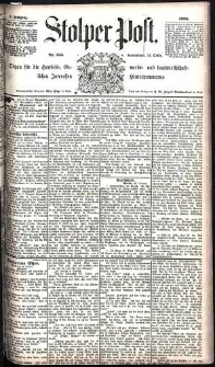 Stolper Post Nr. 255/1885