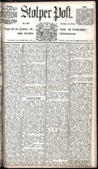 Stolper Post Nr. 275/1885