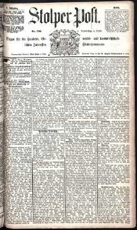Stolper Post Nr. 283/1885