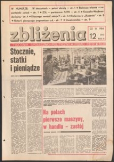 Zbliżenia : tygodnik społeczno-polityczny, 1984, nr 12