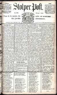 Stolper Post Nr. 286/1885