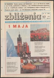 Zbliżenia : tygodnik społeczno-polityczny, 1984, nr 17