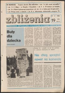 Zbliżenia : tygodnik społeczno-polityczny, 1984, nr 19