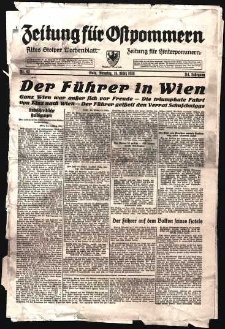Zeitung für Ostpommern Nr. 62/1938