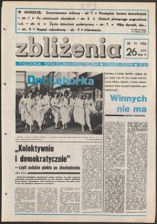 Zbliżenia : tygodnik społeczno-polityczny, 1984, nr 26