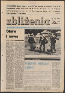 Zbliżenia : tygodnik społeczno-polityczny, 1984, nr 35