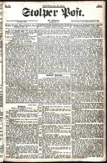 Stolper Post Nr. 92/1906