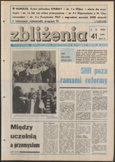 Zbliżenia : tygodnik społeczno-polityczny, 1984, nr 41