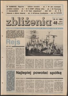 Zbliżenia : tygodnik społeczno-polityczny, 1984, nr 48