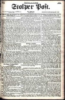 Stolper Post Nr. 186/1906