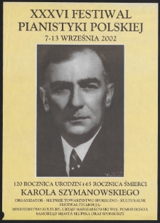 [Plakat] : XXXVI Festiwal Pianistyki Polskiej w Słupsku