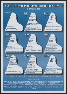 [Afisz] : XXXVI Festiwal Pianistyki Polskiej w Słupsku