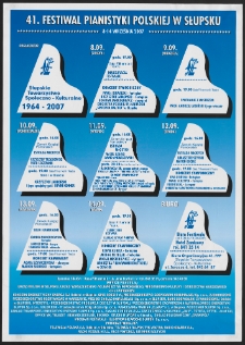 [Afisz] : 41 Festiwal Pianistyki Polskiej w Słupsku
