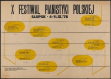[Afisz] : X Festiwal Pianistyki Polskiej w Słupsku