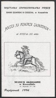 "Poczta na Pomorzu Zachodnim od XVIII do XX wieku"
