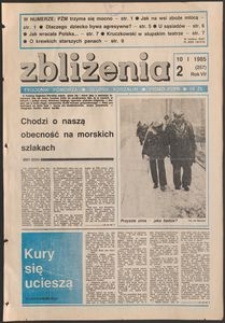 Zbliżenia : tygodnik społeczno-polityczny, 1985, nr 2