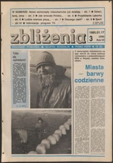 Zbliżenia : tygodnik społeczno-polityczny, 1985, nr 3