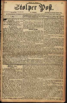 Stolper Post Nr. 49/1898