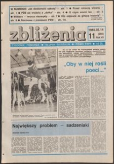 Zbliżenia : tygodnik społeczno-polityczny, 1985, nr 11