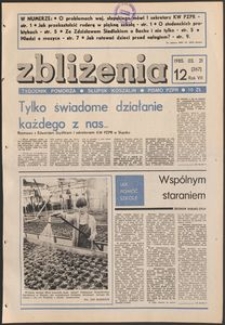 Zbliżenia : tygodnik społeczno-polityczny, 1985, nr 12
