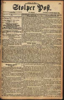 Stolper Post Nr. 74/1898