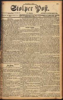 Stolper Post Nr. 82/1898