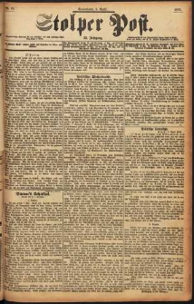 Stolper Post Nr. 83/1898