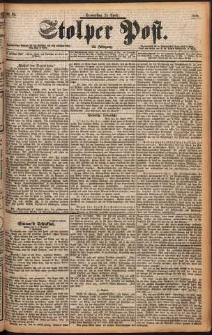 Stolper Post Nr. 92/1898