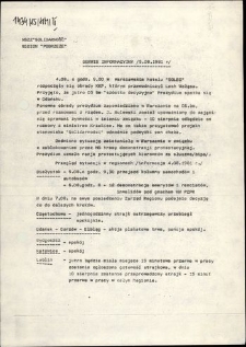 Serwis Informacyjny Zarządu Regionu "Pobrzeże" [brak nr]