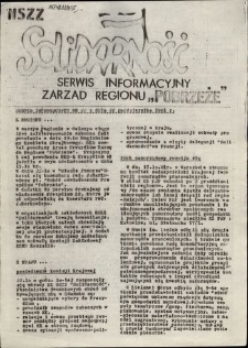 Serwis Informacyjny Zarządu Regionu "Pobrzeże", nr 22