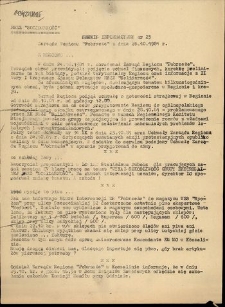 Serwis Informacyjny Zarządu Regionu "Pobrzeże", nr 23