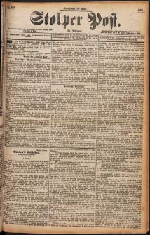 Stolper Post Nr. 100/1898