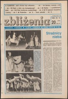 Zbliżenia : tygodnik społeczno-polityczny, 1985, nr 20