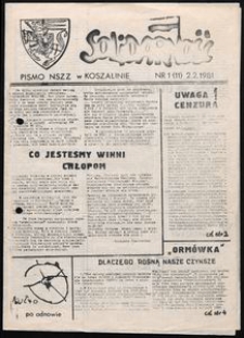 "Solidarność", 1980, nr 1 (11)