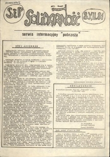 Serwis Informacyjny Zarządu Regionu "Pobrzeże" [brak nr]