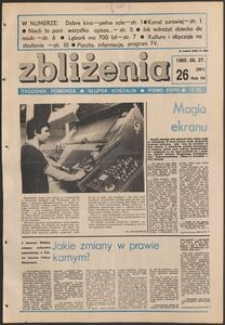 Zbliżenia : tygodnik społeczno-polityczny, 1985, nr 26