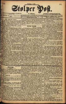 Stolper Post Nr. 154/1898