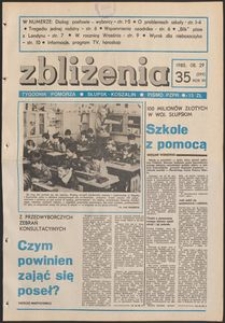 Zbliżenia : tygodnik społeczno-polityczny, 1985, nr 35