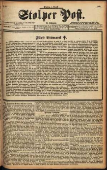 Stolper Post Nr. 177/1898