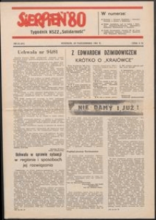 "Sierpień '80" Tygodnik NSZZ "Solidarność", 1981, nr 23