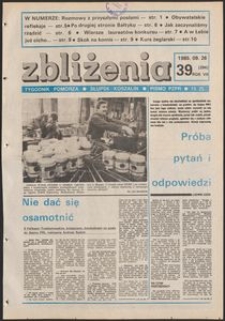 Zbliżenia : tygodnik społeczno-polityczny, 1985, nr 39