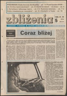 Zbliżenia : tygodnik społeczno-polityczny, 1986, nr 5