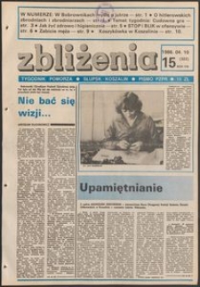 Zbliżenia : tygodnik społeczno-polityczny, 1986, nr 15