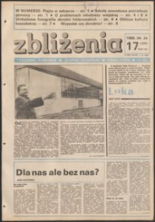 Zbliżenia : tygodnik społeczno-polityczny, 1986, nr 18