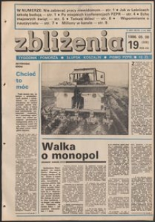 Zbliżenia : tygodnik społeczno-polityczny, 1986, nr 19