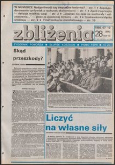 Zbliżenia : tygodnik społeczno-polityczny, 1986, nr 28